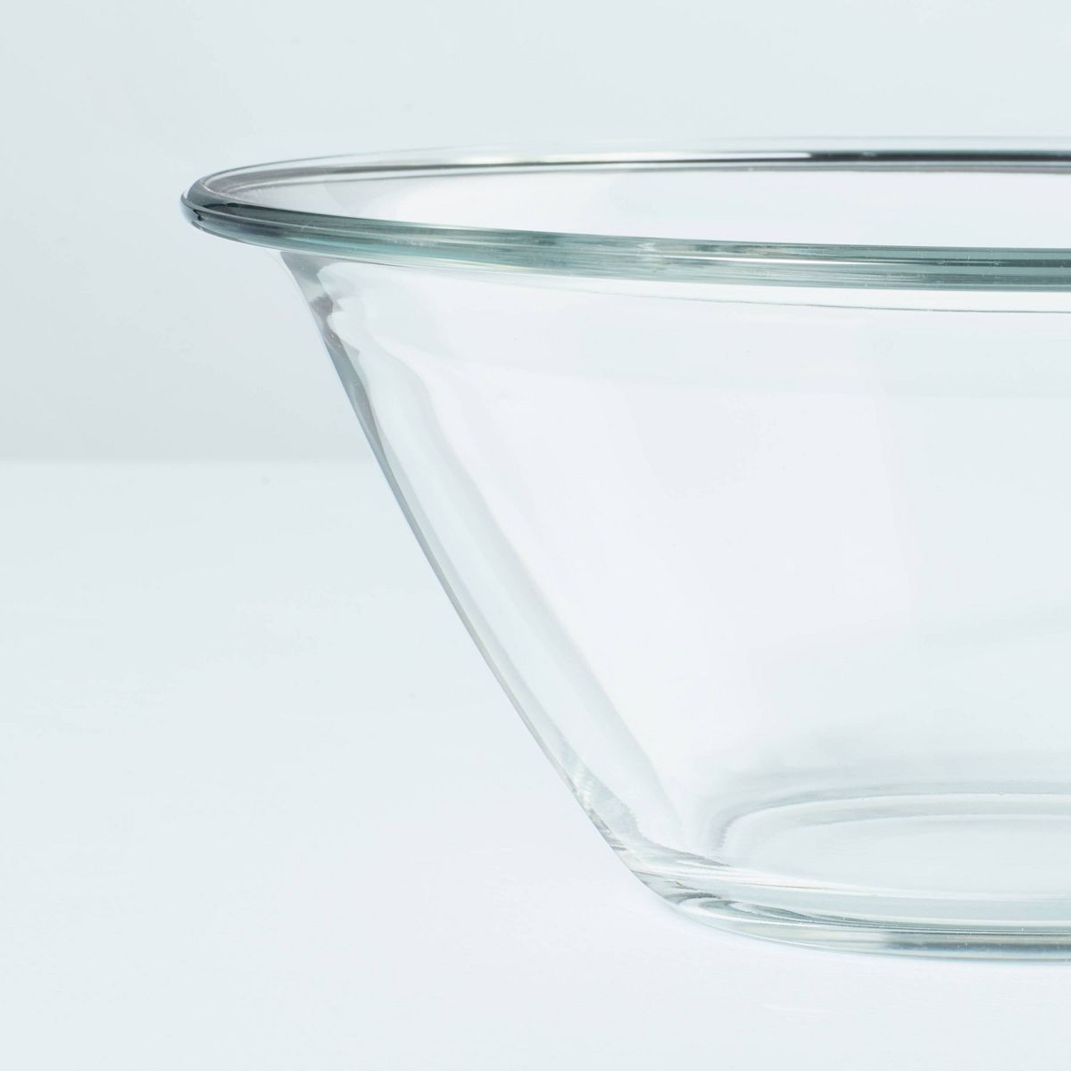 4pc Glass Mixing Bowl Set Clear