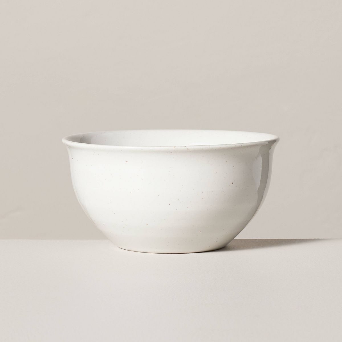 10oz Flared Brim Stoneware Mini Bowl Vintage Cream