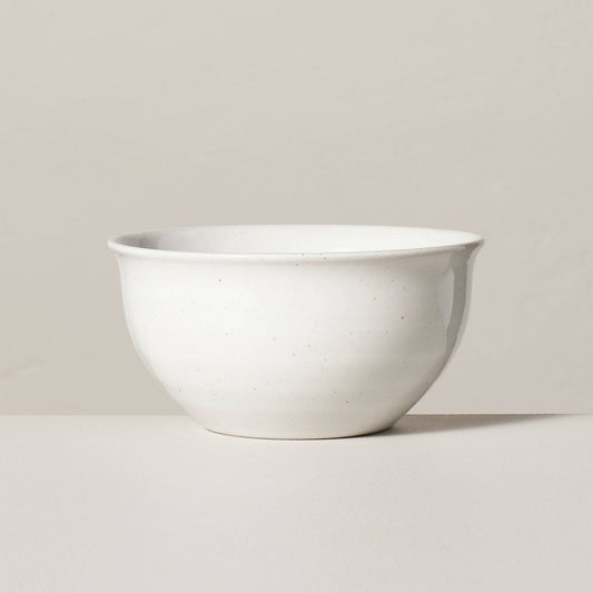 10oz Flared Brim Stoneware Mini Bowl Vintage Cream
