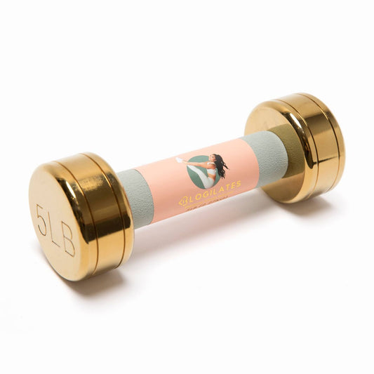 Blogilates Dumbbell - Gold - 5 lb